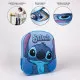 Mochila Escolar 3D Stitch Scrabble Junior