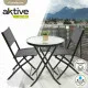 Table set with 2 chairs Aktive 3 Pieces Circular