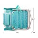 Silla Plegable Colorbaby Mediterran Blanco Turquesa 48 x 45,5 x 84 cm