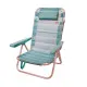 Silla Plegable Colorbaby Mediterran Blanco Turquesa 48 x 45,5 x 84 cm
