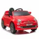 Coche Eléctrico para Niños Fiat 500 Rojo Con control remoto MP3 30 W 6 V 113 x 67,5 x 53 cm