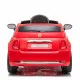 Coche Eléctrico para Niños Fiat 500 Rojo Con control remoto MP3 30 W 6 V 113 x 67,5 x 53 cm