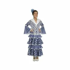 Costume for Children My Other Me 204881 Flamenco Dancer Blue