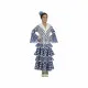 Costume for Children My Other Me 204881 Flamenco Dancer Blue