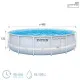 Detachable Pool Intex Chevron Prism Circular 427 x 107 cm
