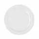 Flat plate Bidasoa Glacial Ceramic White (Ø 26 cm) (Pack 4x)