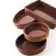 Saucepan Ceramic Brown (25 cm) (6 Units)