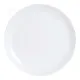 Plato Llano Luminarc Diwali Blanco Vidrio (25 cm) (24 Unidades)