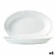 Serving Platter Luminarc Trianon White Glass (Ø 35 cm) (6 Units)