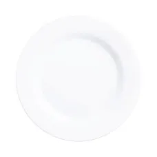 Plate set Arcoroc Intensity White 6 Units Glass 24 cm