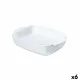 Serving Platter Pyrex Signature White Ceramic Rectangular 25 x 19 x 7 cm (6 Units)