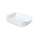 Serving Platter Pyrex Signature White Ceramic Rectangular 25 x 19 x 7 cm (6 Units)