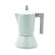 Cafetera Italiana Quid Ozon Verde Metal 9 Tazas