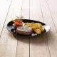 Plato Llano Luminarc Friends Time Negro Vidrio 30 x 26 cm Carne (12 Unidades)