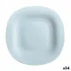 Flat Plate Luminarc Carine Paradise Blue Glass 27 cm (24 Units)
