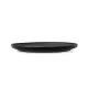 Flat Plate Bidasoa Fosil Black Ceramic 26,5 x 26,4 x 2,3 cm (6 Units)