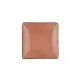 Flat Plate Bidasoa Gio Brown Plastic 18 x 18 cm (12 Units)