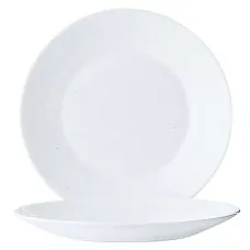 Plate set Arcoroc Restaurant Bread White Glass 6 Units (155 ml)