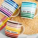 Mug Quid 4u Multicolour Ceramic 330 ml (12 Units) (Pack 12x)
