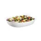Serving Platter Luminarc Smart Cuisine White Glass 34 x 25 cm (6 Units)