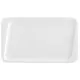 Flat plate Quid Chef Ceramic White 30 x 18 cm (6 Units) (Pack 6x)