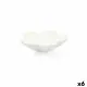 Snack tray Quid Select White Ceramic Flower (6 Units) (Pack 6x)