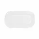 Serving Platter Bidasoa Glacial White Ceramic 31 x 18 cm (6 Units) (Pack 6x)