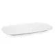 Serving Platter Bidasoa Glacial White Ceramic 36 x 21 cm (3 Units) (Pack 3x)