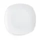 Flat Plate Quid Novo Vinci White Ceramic Ø 26,6 cm 26,6 cm (6 Units) (Pack 6x)