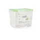Hermetic Lunch Box Quid Greenery Transparent Plastic (3,7 L) (Pack 4x)