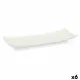 Snack tray Quid Select White Ceramic 20,5 x 7,5 cm (6 Units) (Pack 6x)