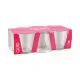 Set de Vasos Quid Lina Transparente Vidrio 6 Piezas 250 ml