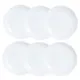 Plate set Luminarc Diwali 6 pcs White Glass 19 cm