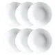 Plate set Luminarc Diwali 6 pcs White Glass