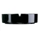 Ashtray Arcoroc   6 Units Stackable Set Black Glass