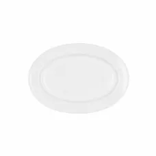 Serving Platter Bidasoa Glacial Ceramic White (26 x 18 cm) (Pak 6x)