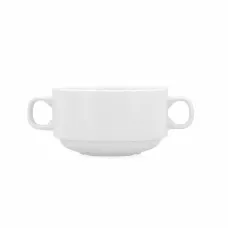 Tazas para Consomé Bidasoa Glacial Blanco 300 ml (6 Unidades) (Pack 6x)