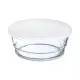Round Lunch Box with Lid Arcoroc So Urban Bicoloured Glass 1,1 L (12 Units)