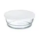 Round Lunch Box with Lid Arcoroc So Urban Bicoloured Glass 1,35 L (12 Units)