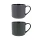 Cup Bidasoa Dark Moon XL Ceramic 540 ml (12 Units)