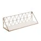 Shelves Vinthera Moa Steel Golden 40 x 12 x 12 cm (8 Units)