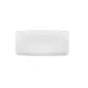 Snack tray Ariane Artisan Ceramic White 30 x 15 cm (6 Units)