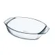 Oven Dish Pyrex Irresistible Transparent Glass Oval 39,5 x 27,5 x 7 cm (4 Units)