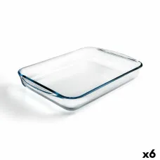 Oven Dish Pyrex Classic Vidrio Transparent Glass Rectangular 40 x 27 x 6 cm (6 Units)