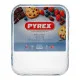 Molde Rectangular Pyrex Classic Vidrio Transparente Vidrio 33 x 27 x 2 cm Plano (6 Unidades)