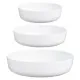 Serving Platter Luminarc N7648 White Glass 3 Pieces (3 pcs)