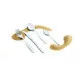 Set de Cuchillos Quid Hotel Metal Acero Inoxidable 16,5 cm 12 Unidades