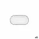 Snack tray Quid Gastro White Black Ceramic 20,5 x 11 x 3,5 cm (12 Units)