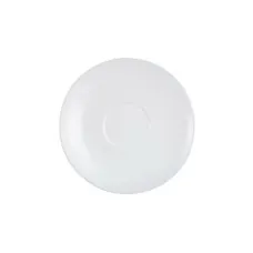 Plate Arcoroc Restaurant Coffee White Glass 6 Pieces