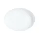 Serving Platter Luminarc Trianon Oval White Glass 31 x 24 cm (6 Units)